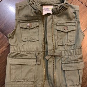 Baby/Toddler Olive green vest